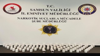 Samsunda uyuşturucu operasyonu: 3 bin 920 adet sentetik ecza hap ele geçirildi