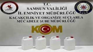 Samsunda yılbaşı öncesi kaçak alkol operasyonu