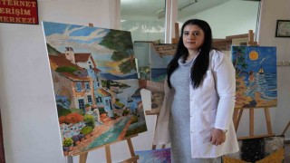 Sanatla yaralarını sardı: Selda Güneş resimle hayata yeniden tutundu