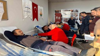 Şanlıurfa İtfaiyesinden kan bağışı