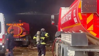 Şanlıurfada pamuk fabrikasında yangın