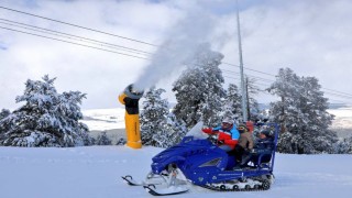 Sarıkamışta suni karlama sistemleri test ediliyor