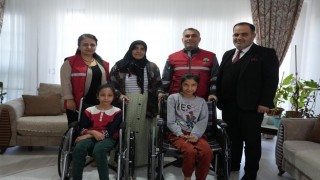 Şehitkamilden özel ihtiyaçlı bireylere tekerlekli sandalye