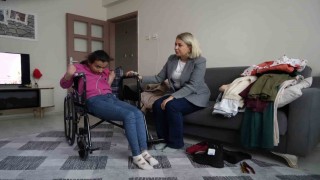 Serebral palsi hastası Tuğba Ateşin hayali gerçek oldu