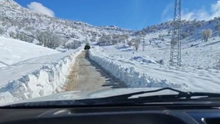 Siirtte kar nedeniyle kapanan yollar açıldı
