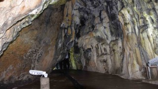 Sinop Ayancık İnaltı Mağarasında ziyaretlere kış molası