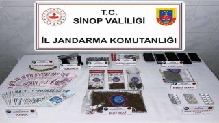 Sinopta jandarmadan uyuşturucu tacirlerine darbe