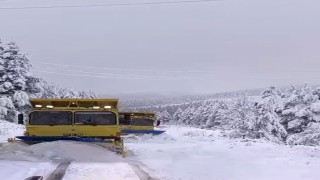 Sinopta kar yağışı