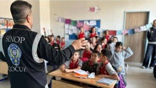 Sinopta öğrencilere güvenlik dersi