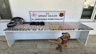 Şırnakta jandarmadan kaçakçılık operasyonu: 27 milyon liralık kaçak malzeme ele geçirildi