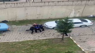 Site içinde karton istifleyen anne ve oğlu zabıtalara saldırdı