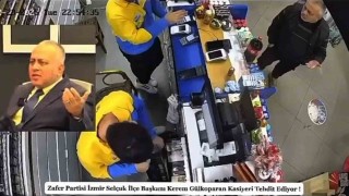 Siyasi parti ilçe başkanından kasiyere tehdit