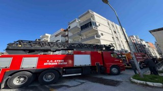 Sökede evin aspiratöründen çıkan yangın korkuttu
