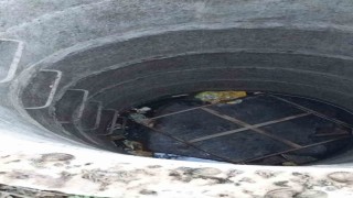 Su kuyusunda mahsur kalan yavru kedi, kurtarılarak annesine teslim edildi