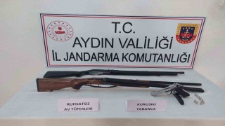 Sultanhisarda silah operasyonu