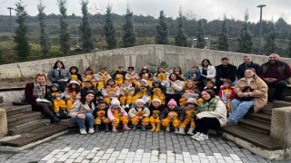 Süs ve Tıbbi Bitkiler Botanik Bahçesi minik ziyaretçilerini ağırladı