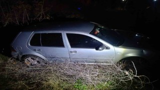 Susurlukta otomobil şarampole uçtu: 1 yaralı