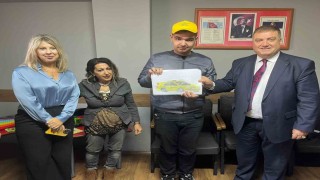 Taksi tutkunu Halile Başkan Özkandan özel sürpriz