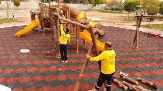 Tarsusta Gaspıralı Parkı modern bir görünüme kavuşuyor