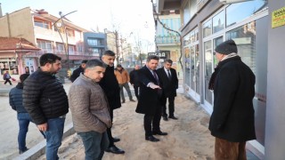 Tavas ilce merkezinde üst yapı çalışmalarını tüm hızıyla devam ediyor