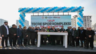 Tecde Spor Kompleksinin temeli atıldı