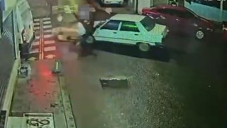 Tekirdağda feci kaza kamerada