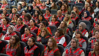 Tekirdağda kadın polisler Kadın Yasal Hakları Eğitimi konferansında bilgilendirildi