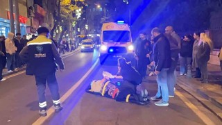 Tekirdağda motosikletin çarptığı kadın yaralandı