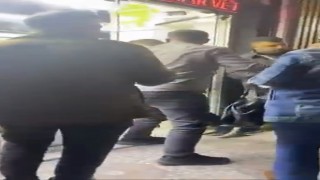 Telefoncuda çıkan tartışmaya çevre esnaf müdahale etti