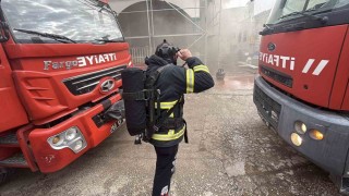 Tokatta spiral makinesinin oluşturduğu kıvılcım yangına neden oldu