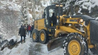 Trabzonda belediye ekiplerinin kış mesaisi başladı