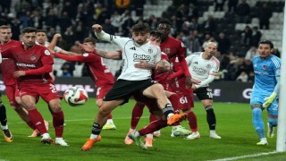 Trendyol Süper Lig: Beşiktaş: 1 - Gaziantep FK: 1 (İlk yarı)