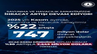 Türkiye savunma ve havacılık ihracatında tarihi rekor