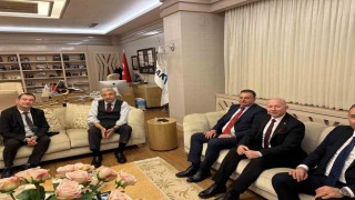 Türkiyenin ilk serebral palsili uzay mühendisi Karakaş, Konukoğlunu ziyaret etti