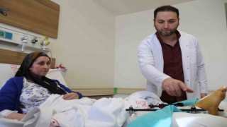 Üç çocuk annesi fabrika işçisinin parçalanan bacakları ampute edilmekten kurtarıldı