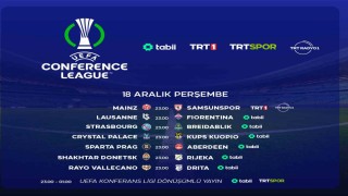 UEFA Konferans Ligi maçları TRT ve tabiide