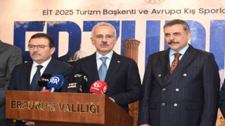 Ulaştırma ve Altyapı Bakanı Uraloğlu: Erzincan-Erzurum-Kars tren hattı etüt proje çalışmaları devam ediyor