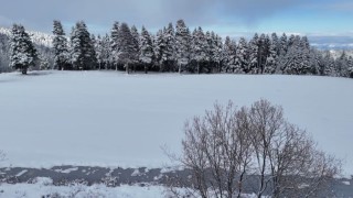 Uludağda kar kalınlığı 6 santimetreye geriledi