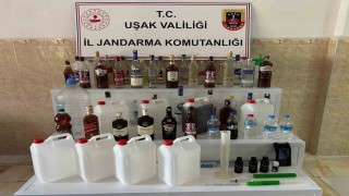 Uşakta yılbaşı öncesi jandarma içki kaçakçılarına darbe