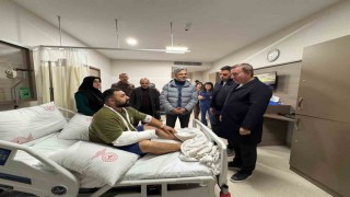 Vali Aydoğdudan hastalara moral ziyareti