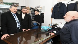 Vali Çiftçiden esnaf ziyareti