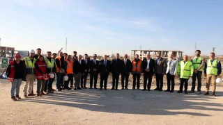 Vali Coşkun, Denizli OSBnin yeni arıtma tesisi şantiyesini inceledi