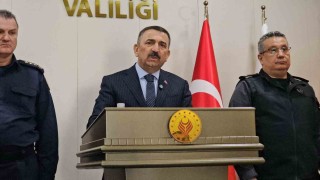 Vali Hacıbektaşoğlu, 2025 yılı güvenlik ve asayiş istatistiklerini paylaştı