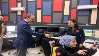 Vali Kızılkaya, yılbaşı mesaisinde denetimlerde bulundu