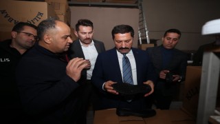 Vali Masatlı, Reyhanlıda ayakkabıcılar sitesi esnafıyla bir araya geldi