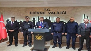 Vali Sezer: Edirnede 10 ayda bin 414 kişi yakalandı, motosiklet kazaları arttı