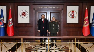 Vali Yılmaz, Genelkurmay Başkanı Bayraktaroğlu ile Görüştü