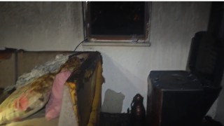 Villanın müştemilatında çıkan yangın söndürüldü