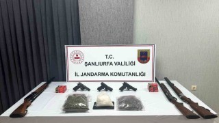 Viranşehirde uyuşturucu ve silah ele geçirildi