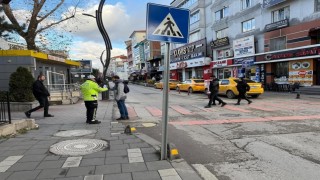 Yayalara uygulamalı trafik eğitimi
